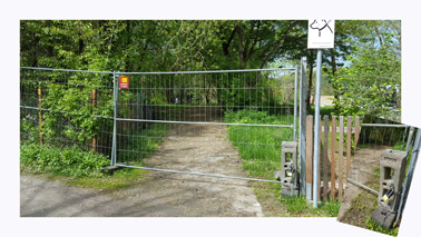 Die Verwaltung wurde beauftragt, die Öffnung des Weges in die Bieselheide durchzusetzen.